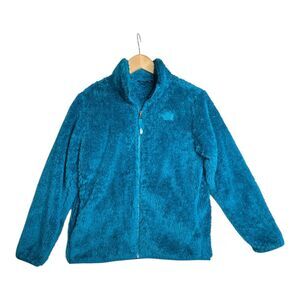 The North Face Fleece Osito Girls‎ Zip Jacket size L (14/16) Teal